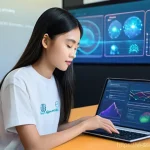 개인화된 몰입형 학습 프로그램 설계 - **Prompt 1: Personalized AI Learning Companion**
    "A vibrant, sunlit modern study room in Vietnam...