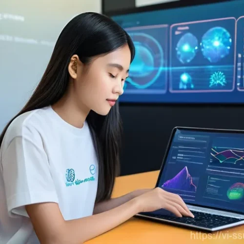 개인화된 몰입형 학습 프로그램 설계 - **Prompt 1: Personalized AI Learning Companion**
    "A vibrant, sunlit modern study room in Vietnam...