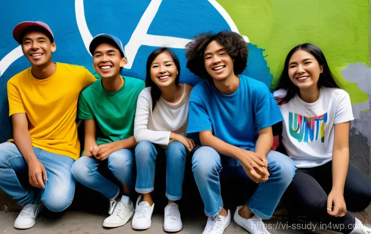 몰입형 학습 환경에서의 문화 교류 기회 - **Prompt:** A young Vietnamese female student, around 20 years old, with long dark hair, wearing a m...