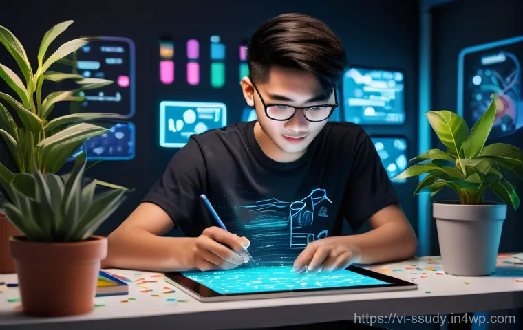 몰입형 학습에서의 게임화 요소의 중요성 - **Prompt 1: The Gamified Achievement Journey**
"A vibrant, dynamic illustration of a young Vietn...