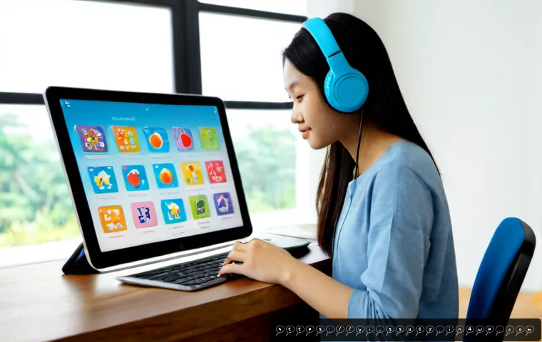 Home 17 몰입형 학습을 위한 사용자 인터페이스 디자인 - Photorealistic immersive learning interface design scene, Vietnamese university student wearing casu...